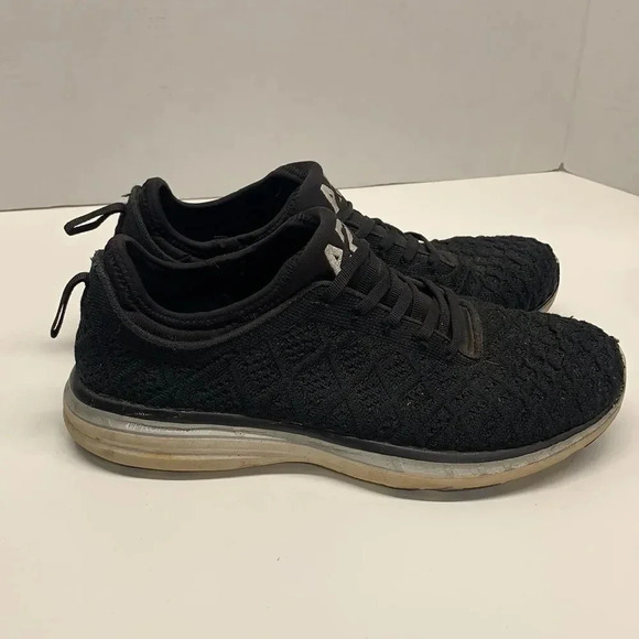 APL Sneakers Techloom Phantom Lace Up Running Athletic Shoes Black Size 8.5 - Picture 4 of 10